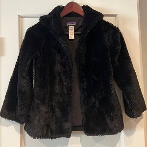 Black Patagonia Pelage Jacket Girls Size 8